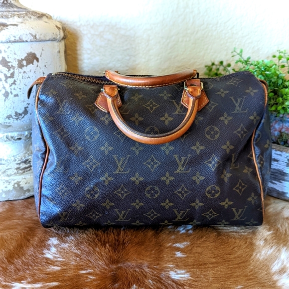 Louis Vuitton Speedy 30 Canvas Monogram Hand Bag - Picture 1 of 11